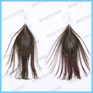   with peacock feather light weight easy to wear material feather