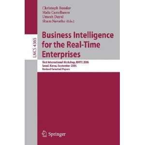 For The Real Time Enterprise Christoph (EDT)/ Castellanos, Malu (EDT 