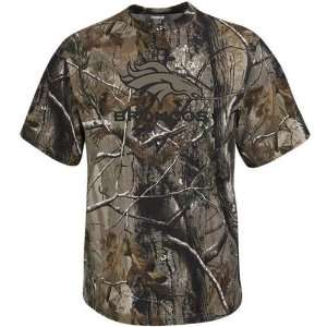  Reebok Denver Broncos Realtree Camo T Shirt Extra Large 