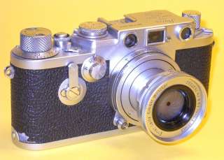 Leitz Leica IIIf Red Dial w/Elmar 5cm 12,8 in extremely good 