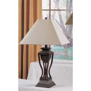  New Set Of Two Metal Table Lamps: Home & Kitchen
