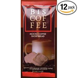 Biscoffee Mocha Coffee Shortbread, 1.4000 Ounce (Pack of 12)  