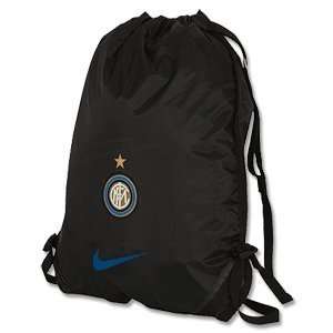 11 12 Inter Milan Allegiance Gym Sack   Black Sports 