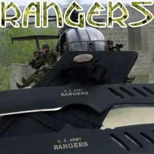  Black Hawk Military Army Ranger Throwing Knife Set: Sports 