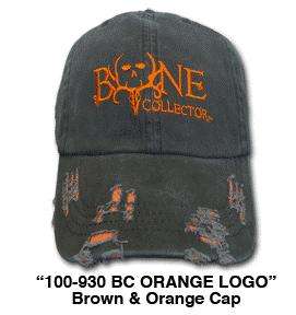 Bone Collector Brown & Orange Cap  