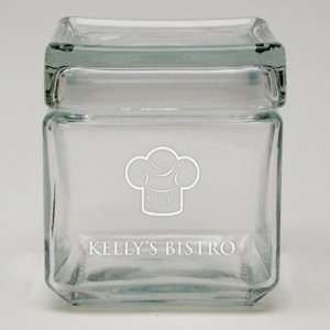  Chef Stackable Glass Jar: Kitchen & Dining