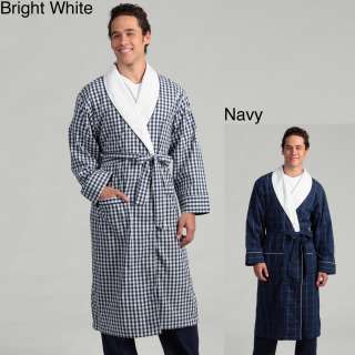 Nautica Mens Checkered Robe  