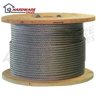 250 Ft of Stainless Steel Wire Rope 1/4 inch  
