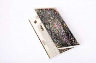 Mother of Pearl Inlay Card holder, Oriental Flower  