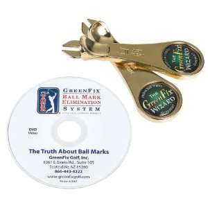  GreenFix Wizard Golf Ball Mark Repair (Gold Blister Pack 