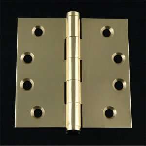  4 x 4 Hinge, Solid Brass, US3