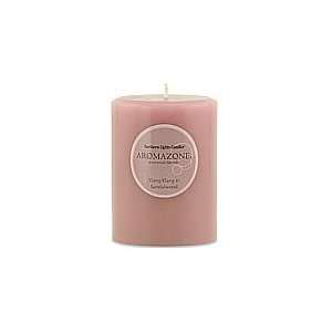 Scented Candle One 3X4 Inch Pillar ,Essential Blends Candle. Burns 