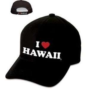  Hawaiian Hat I Love Hawaii Black