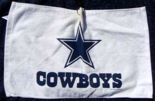   Dallas Cowboys Star Logo NFL Team sports towel with removable clip