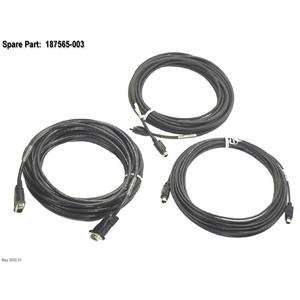   CPU to Switch 40Ft VGA/Key/Mouse Cable   Refurbished   187565 003