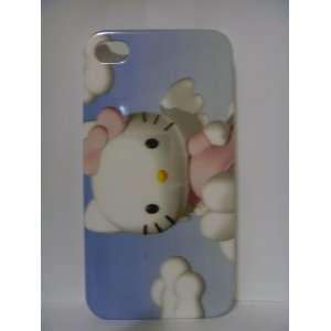 Hello Kitty iPhone 4 gsm/cdma Angel Design Phone Shell Case + Clear 
