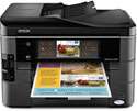 New Epson WorkForce 845 Wireless Color All in One Printer 2 trays 2 