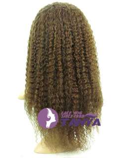 selectable brazilian kinky curl 100% indian remy human hair full lace 