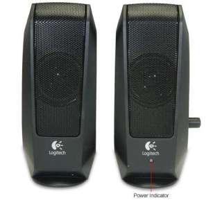 Logitech S120 Computer Speakers 2.3W RMS 2CH For iPod iPad iPhone MP3 