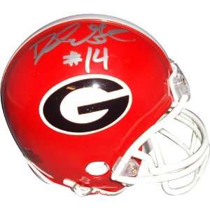  David Greene Autographed Georgia Bulldogs (Silver) Mini 