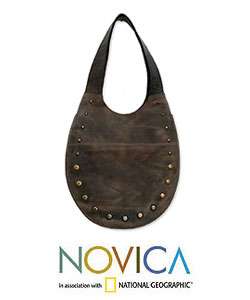   Weathered in Wild Brown Leather Shoulder Bag (Mexico)  Overstock