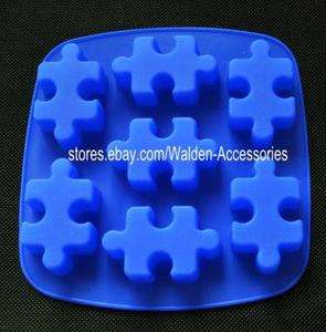 Silicone Puzzle Cake Chocolate Soap Jelly Ice Cookie Mold Mould Pan 