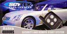 Scytek 4000RS Car Alarm/Remote Start Combo System W/2 Code Hopping 