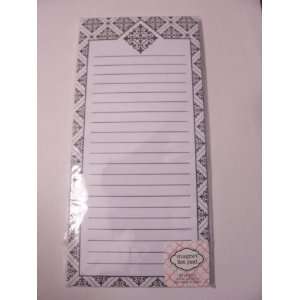   List Pad ~ Black Signature Border (60 Lined Sheets)