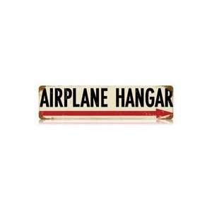  Airplane Hangar Metal Sign