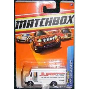 MATCHBOX 2010 CITY ACTION WHITE EXPRESS DELIVERY PANEL TRUCK 60 OF 100