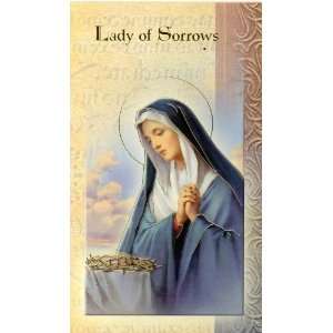  Lady of Sorrows Biography Card (500 029) (F5 235)