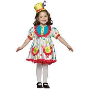 Lets Party By Rasta Imposta Clown Girl Child Costume / White   One 