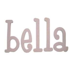  Whimsical Pastel Glitter Wall Letters