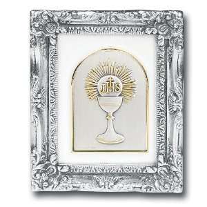  Sterling Silver First Holy Communion Chalice Silver Framed 