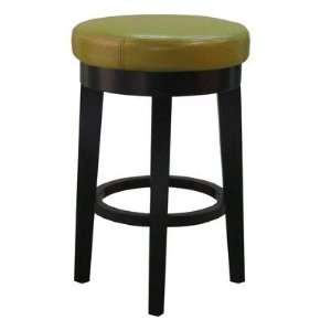    Cooper Bonded Leather Swivel Counter Stool in Green