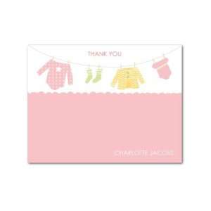  Thank You Cards   Cuddly Clothesline Rose By Meri Meri 