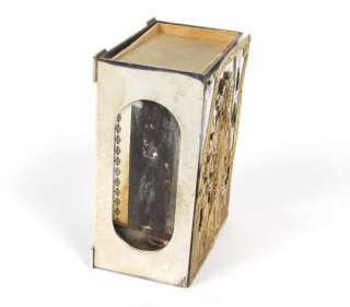 Antique Christian Dior Goldtone Metal Matchbox Case  