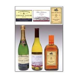 Personalized Wine, Champagne, and Scotch Labels  Kitchen 