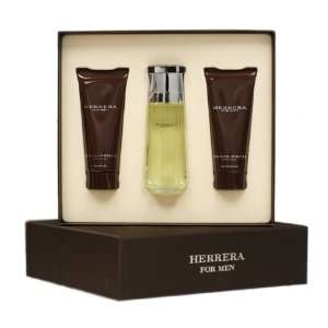 Herrera By Carolina Herrera For Men. Gift Set ( Eau De Toilette Spray 