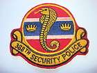 War Patch US 388th Security Police Squadron At KORAT Air Force Base 