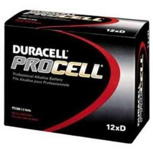 Duracell Procell Alkaline Batteries, D Size Case Pack 12