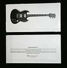 Gibson SG as played by Angus Young of AC/DC, Greeting Card, DL size