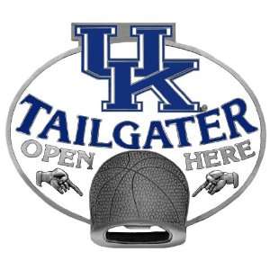 Kentucky Wildcats Basketball Bottle Opener Hitch Cover   NCAA College 