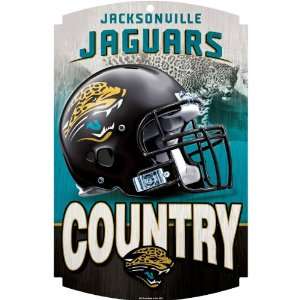    Wincraft Jacksonville Jaguars Team Wood Sign: Sports & Outdoors