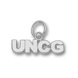 UNC Greensboro Spartans Solid Sterling Silver UNCG 3/16 Pendant