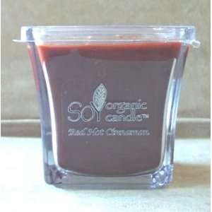  Early American Candle Red Hot Cinnamon Soy Organic Candle 