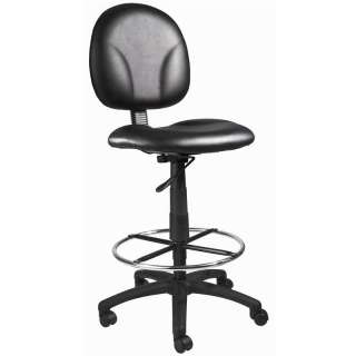 Black Caressoft Drafting Chair Stool  