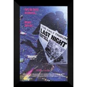  Last Night 27x40 FRAMED Movie Poster   Style B   1998 