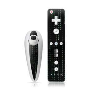  Matrix Style Code Design Nintendo Wii Nunchuk + Remote 