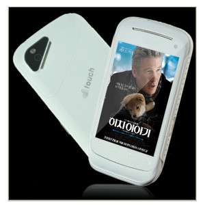   Unlocked Dual Sim Quad Bands Analog TV/WIFI Touch Cell Phone Hi7 White
